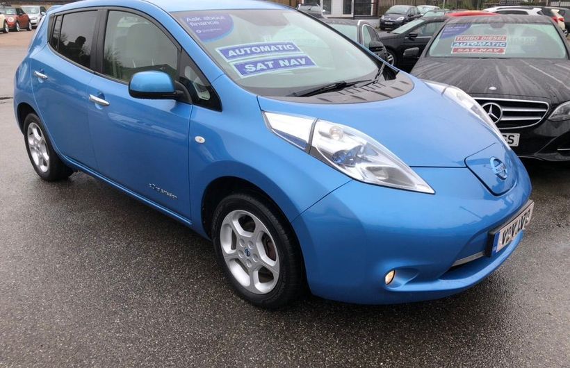 Blue used Nissan Leaf for sale